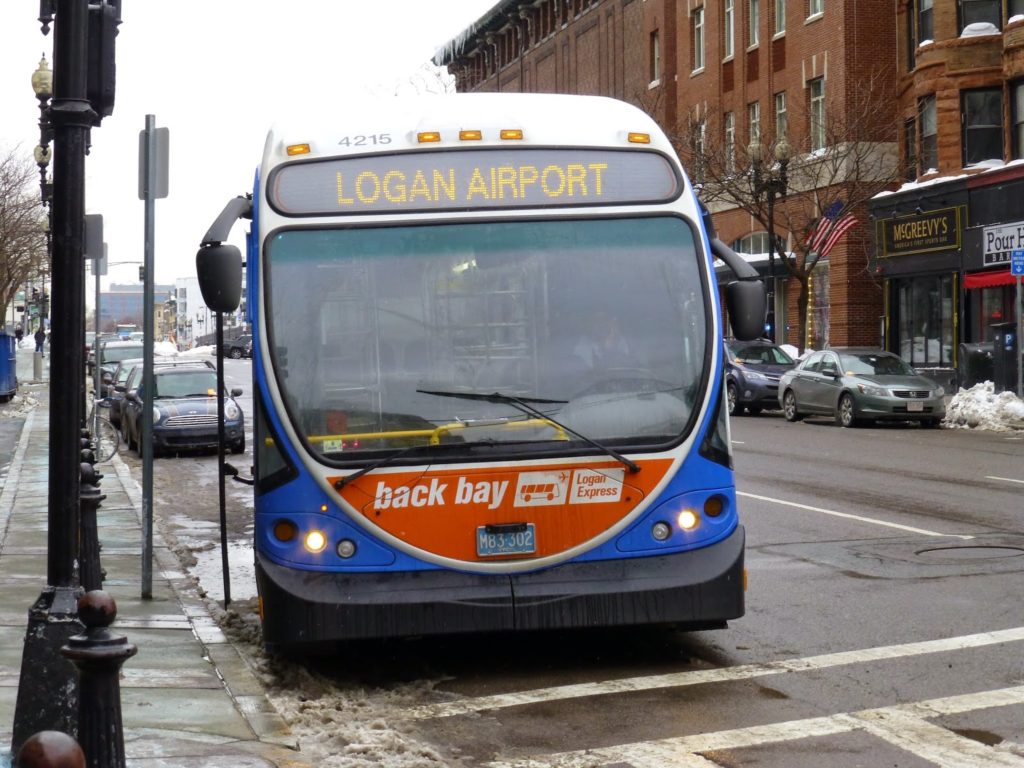 Service Change Back Bay Logan Express Miles in Transit