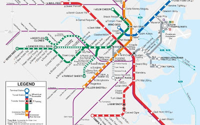 Anagram MBTA Map