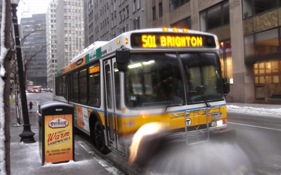 501 (EXPRESS BUS Brighton Center – Downtown via Oak Square and Mass Turnpike)