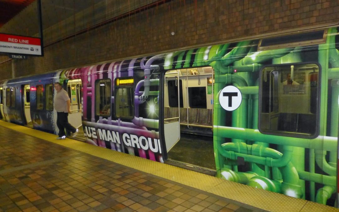 Random Photos: Blue Man Group Red Line Train