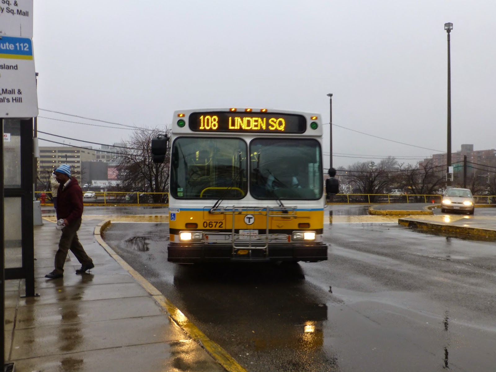 108 (Linden Square – Wellington Station via Malden Center Station and Highland Ave)