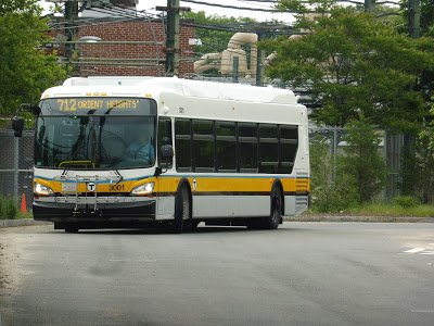 MBTA Buses in Winthrop!
