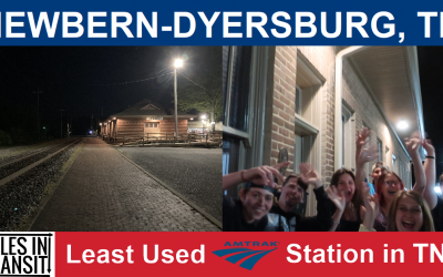 Newbern-Dyersburg – Least Used Amtrak Station in Tennessee