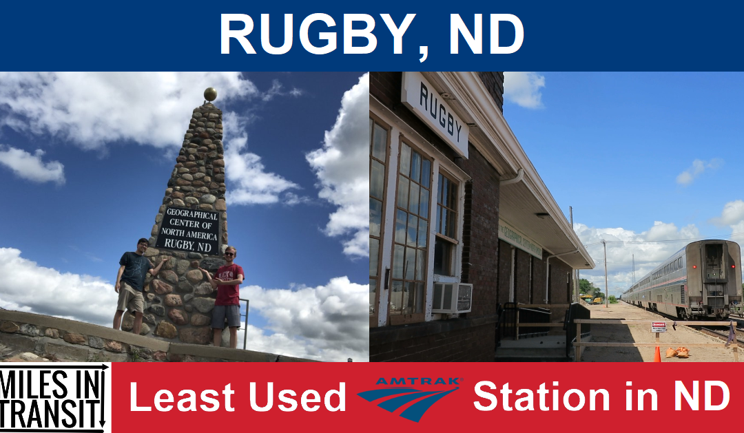 Rugby – Least Used Amtrak Station in North Dakota