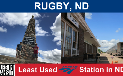 Rugby – Least Used Amtrak Station in North Dakota