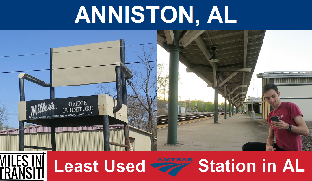 Anniston – Least Used Amtrak Station in Alabama