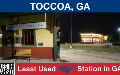 Toccoa – Least Used Amtrak Station in Georgia