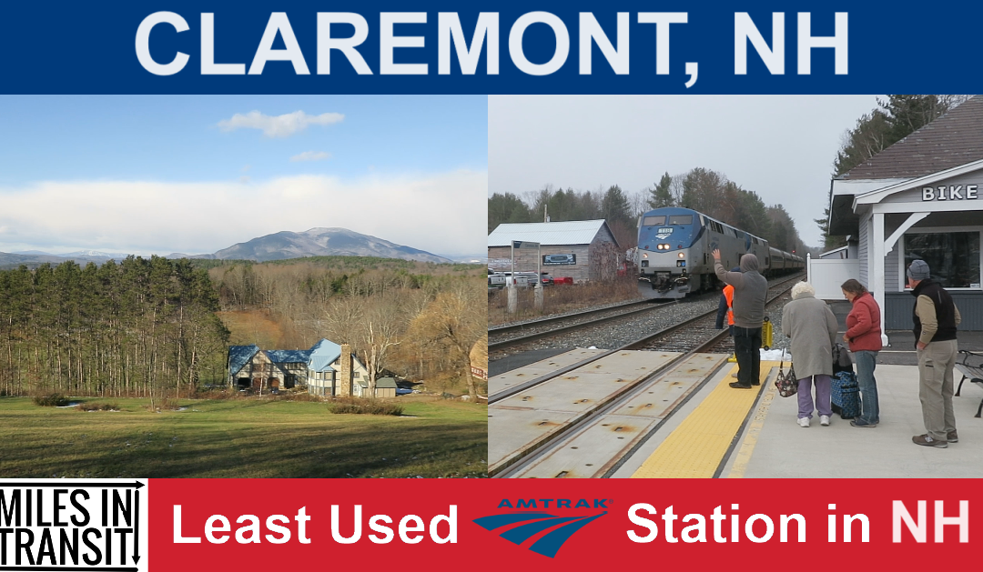 Claremont – Least Used Amtrak Station in New Hampshire