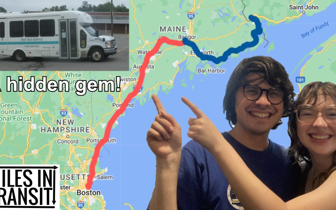 We Rode the Easternmost Bus Route in the US (to a tiny Canadian border town)