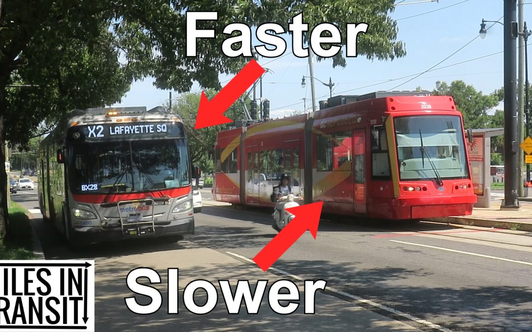 Washington, DC’s Streetcar is Slower Than the Bus